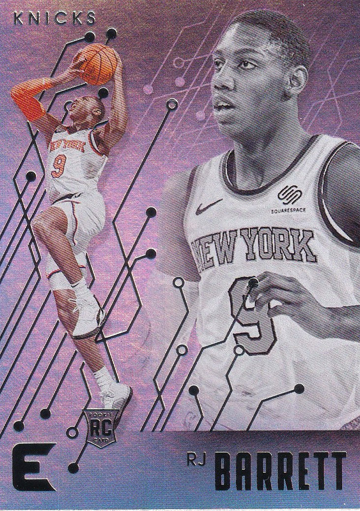 2019-20 Panini Chronicles Basketball - Base #225 RJ Barrett New York Knicks,