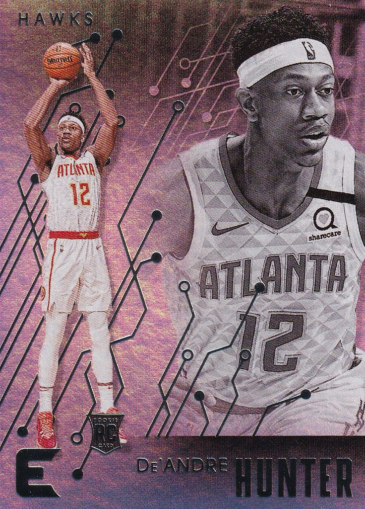 2019-20 Panini Chronicles Basketball - Base #217 De'Andre Hunter Atlanta Hawks,
