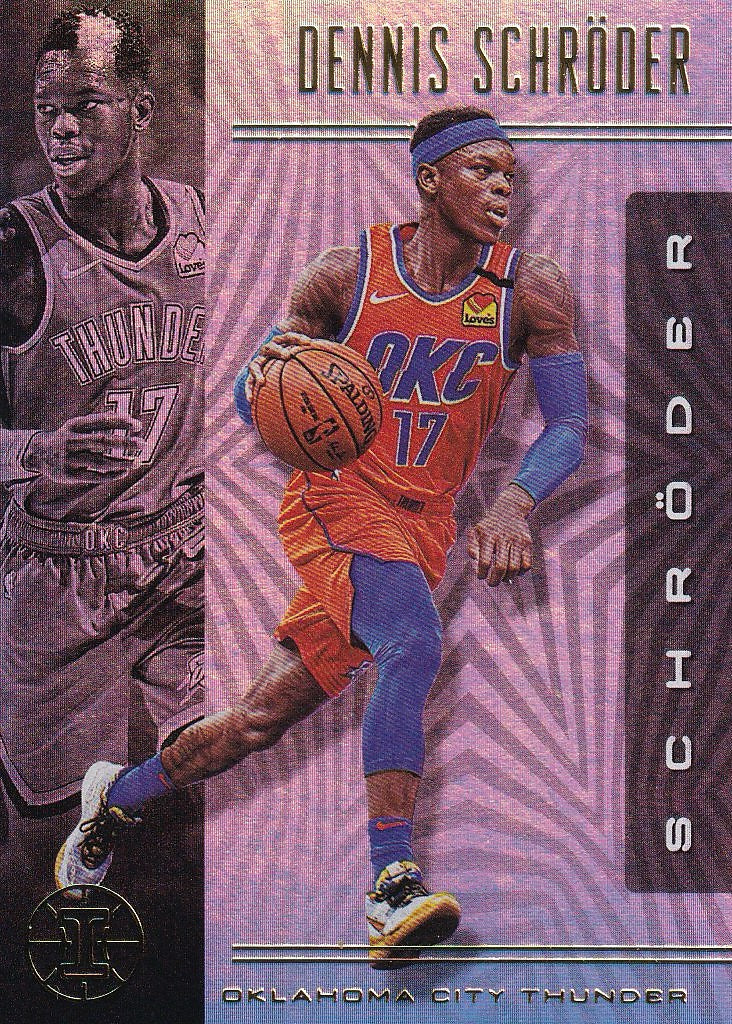 2019-20 Panini Illusions Basketball - Base #23 Dennis Schroder Oklahoma City Thunder,