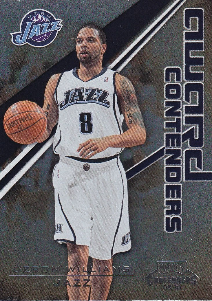 2009-10 Panini Playoff Contenders Basketball Award Contenders #16 Deron Williams Utah Jazz,