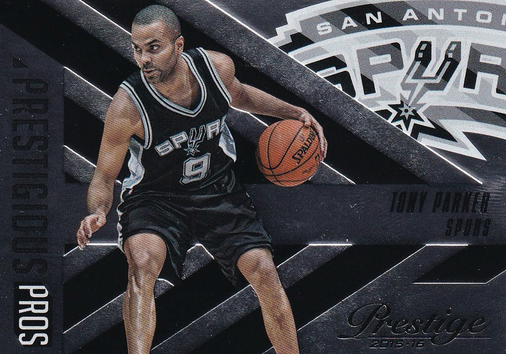 2015-16 Panini Prestige Basketball Prestigious Pros #12 Tony Parker San Antonio Spurs,