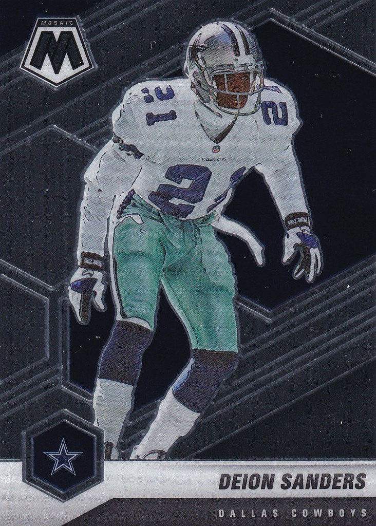 2021 Panini Mosaic Football - Base #63 Dallas Cowboys, Deion Sanders
