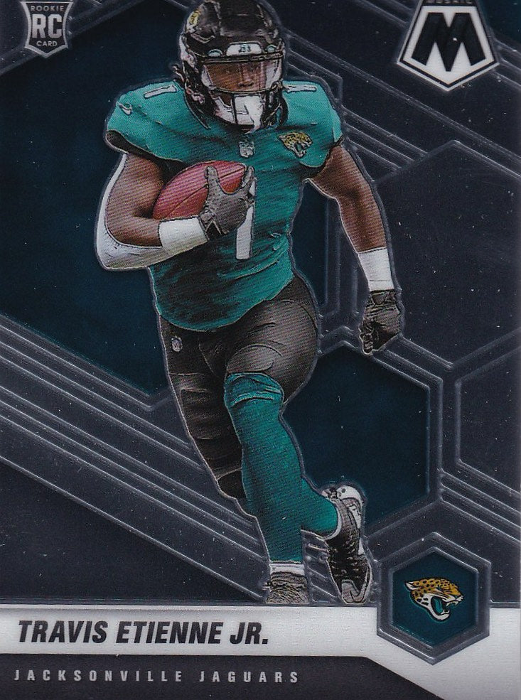 2021 Panini Mosaic Football - Base #314 Jacksonville Jaguars, Travis Etienne Jr.