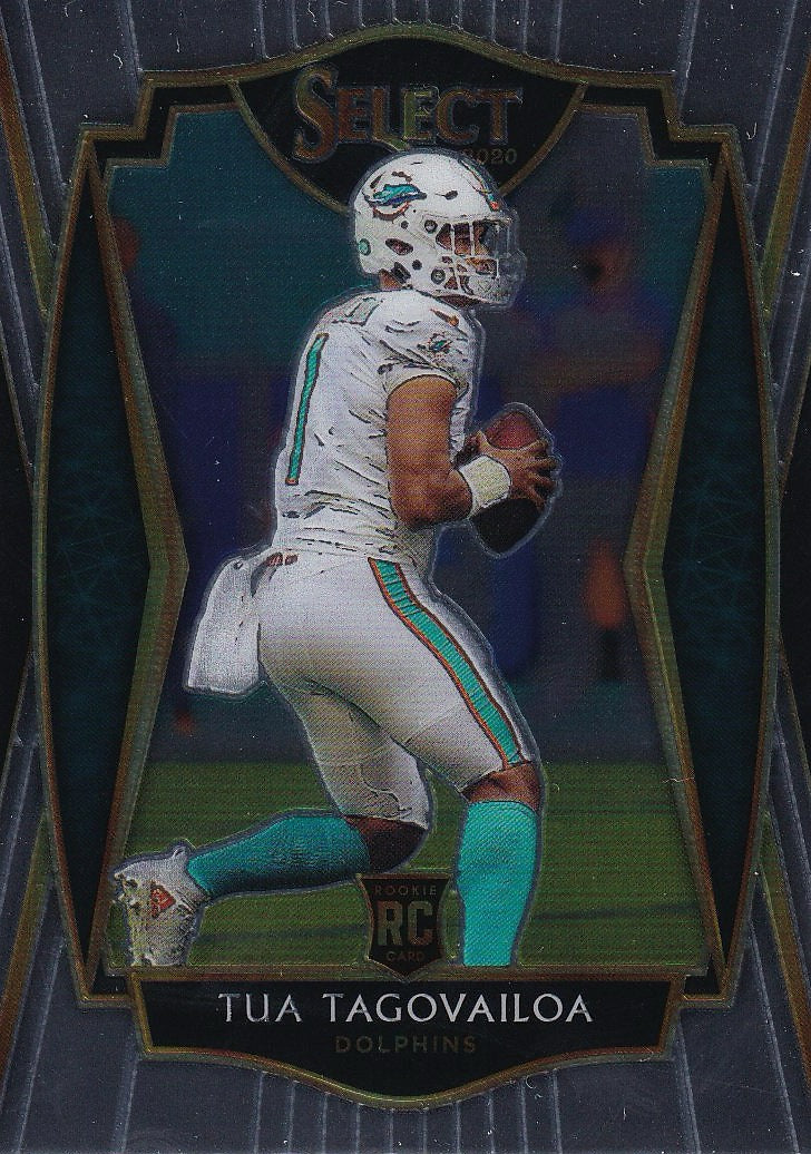 2020 Panini Select Football - Base #145 Miami Dolphins, Tua Tagovailoa