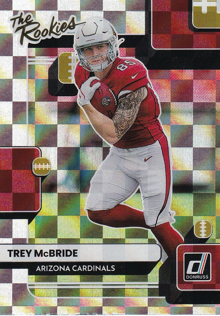 2022 Donruss Football The Rookies #TR-35 Arizona Cardinals, Trey McBride