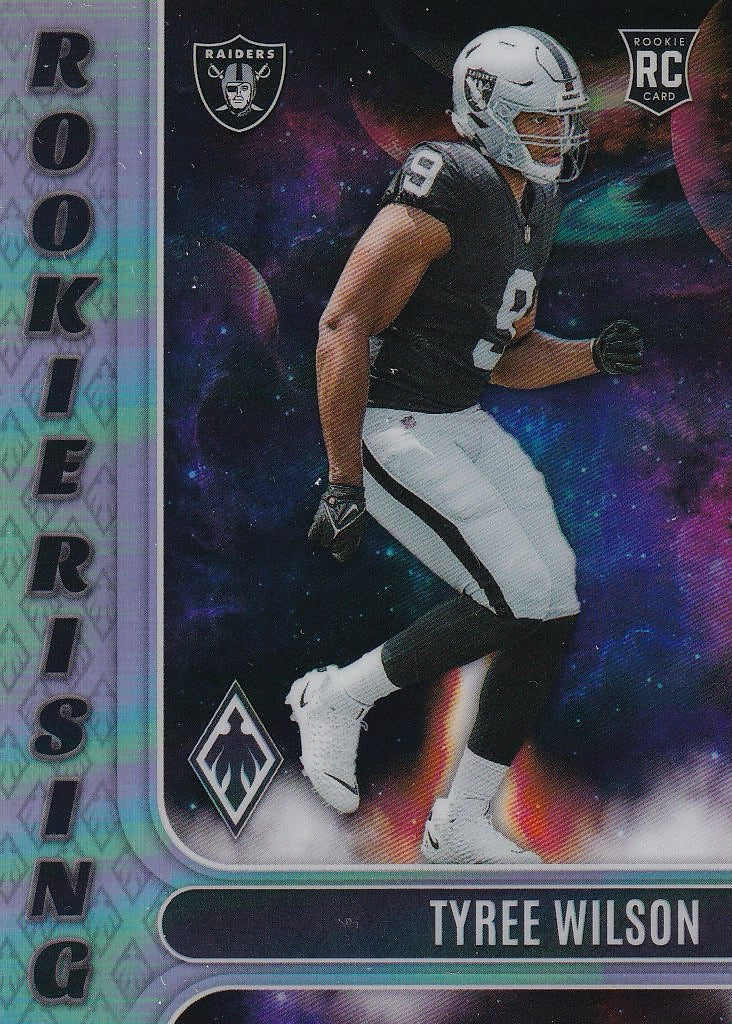 2023 Panini Phoenix Football Rookie Rising #RIS-5 Las Vegas Raiders, Tyree Wilson
