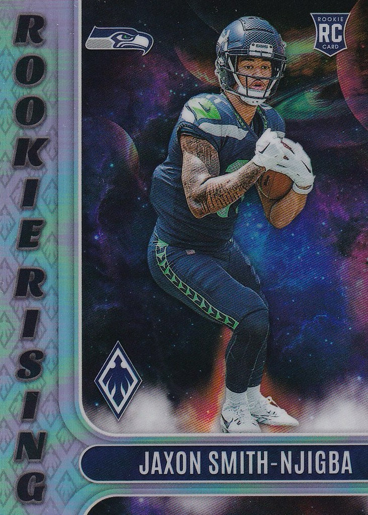 2023 Panini Phoenix Football Rookie Rising #RIS-9 Seattle Seahawks, Jaxon Smith-Njigba