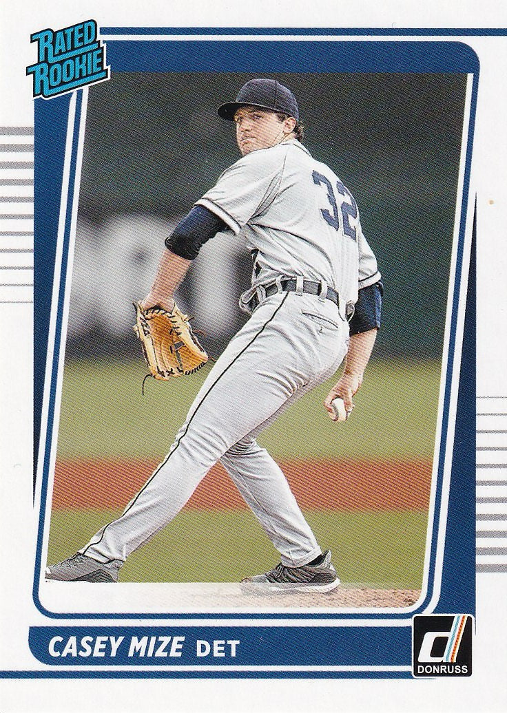 2021 Donruss Baseball - Base #39 Detroit Tigers, Casey Mize
