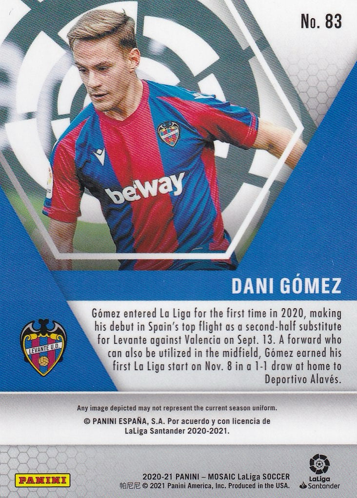 2020-21 Panini Mosaic La Liga - Base #83 Dani Gomez