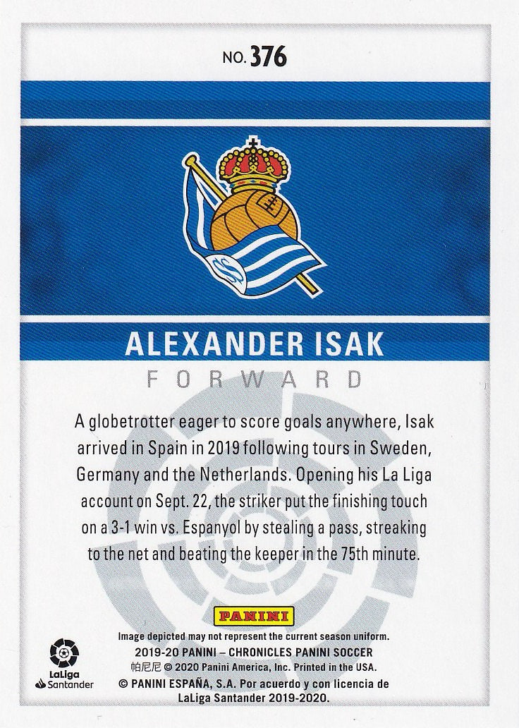 2019-20 Panini Chronicles - Base #376 Alexander Isak