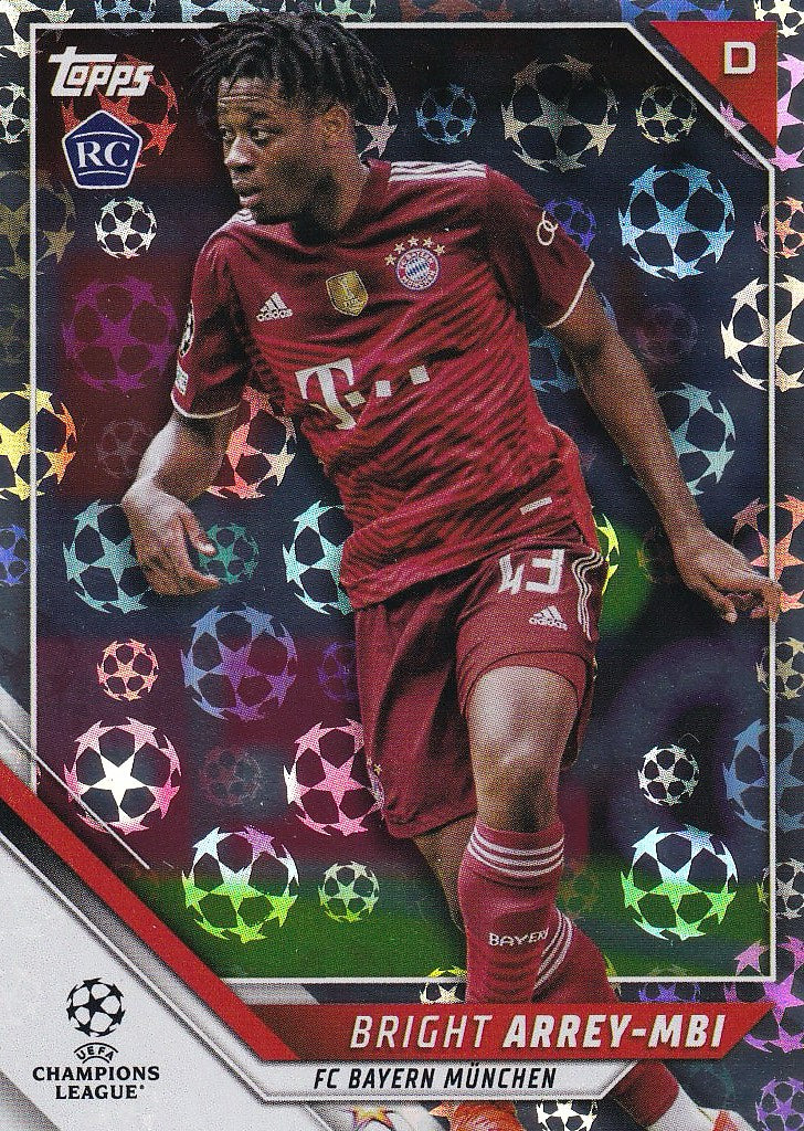 2021-22 Topps UEFA Champions League - Base Starball Foil #182 Bright Arrey-Mbi