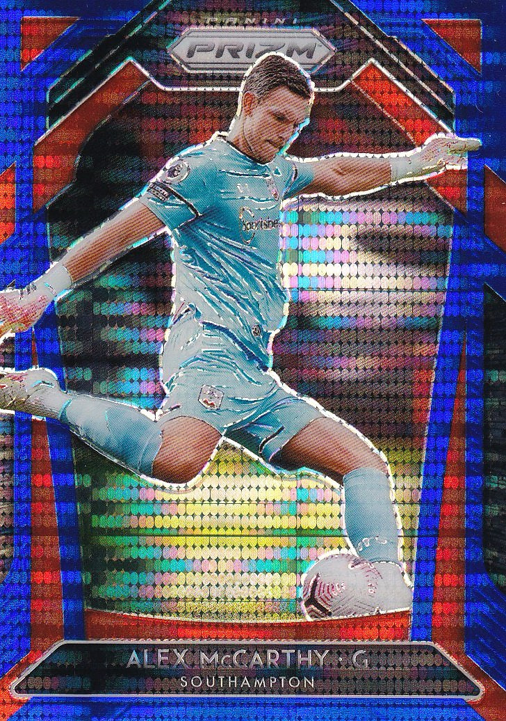 2020-21 Panini Prizm Premier League - Base Blue Pulsar Prizm #76 Alex McCarthy