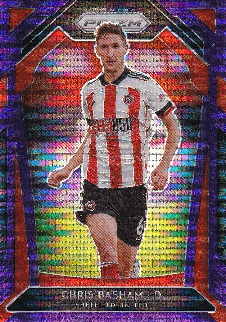 2020-21 Panini Prizm Premier League - Base Purple Pulsar Prizm #20 Chris Basham
