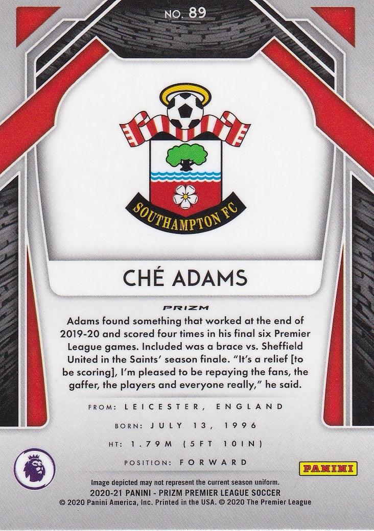 2020-21 Panini Prizm Premier League - Base Green Pulsar Prizm #89 Che Adams