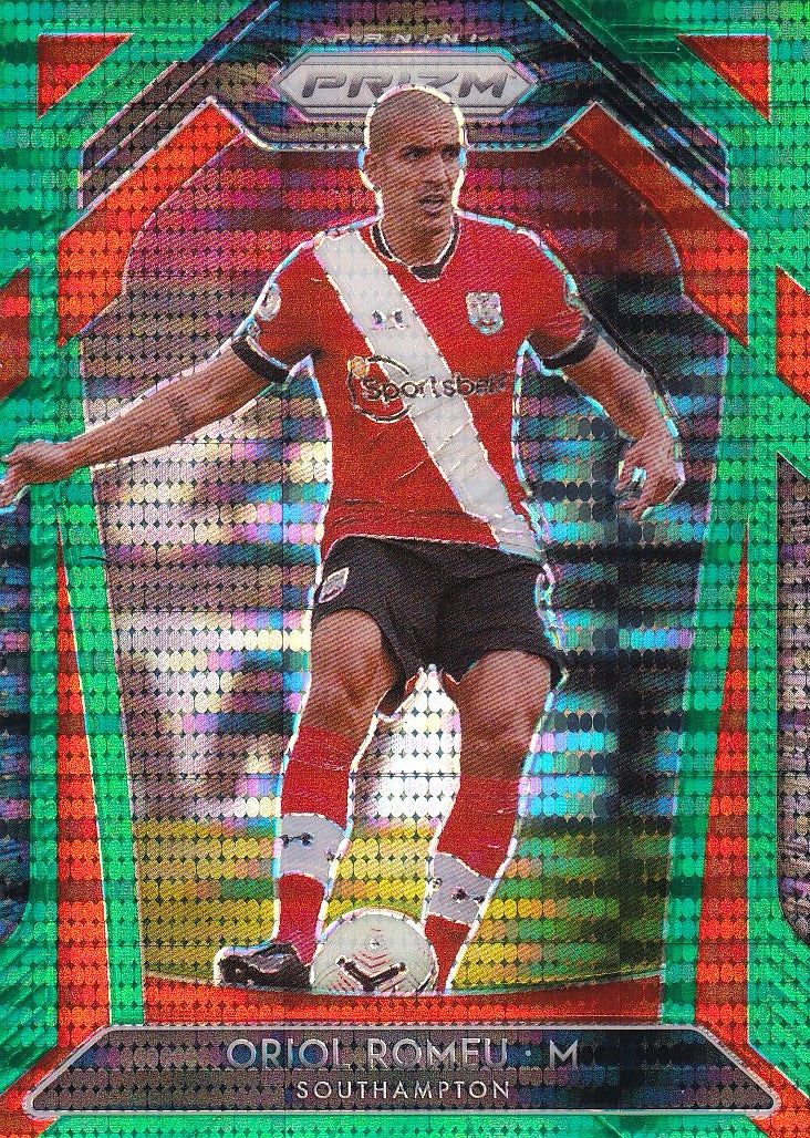 2020-21 Panini Prizm Premier League - Base Green Pulsar Prizm #85 Oriol Romeu