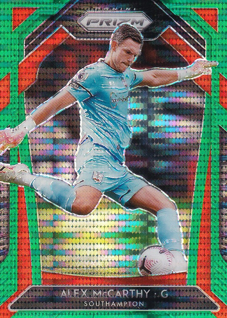 2020-21 Panini Prizm Premier League - Base Green Pulsar Prizm #76 Alex McCarthy