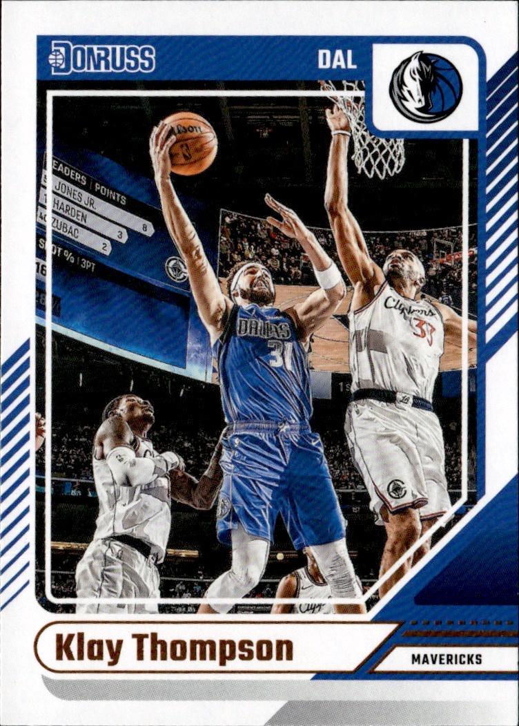 2024-25 Donruss Basketball - Base #134 Dallas Mavericks, Klay Thompson