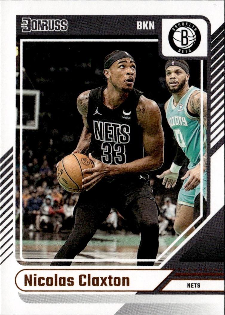 2024-25 Donruss Basketball - Base #131 Brooklyn Nets, Nicolas Claxton
