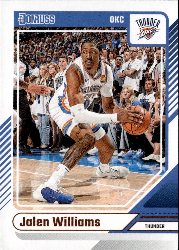 2024-25 Donruss Basketball - Base #20 Oklahoma City Thunder, Jalen Williams