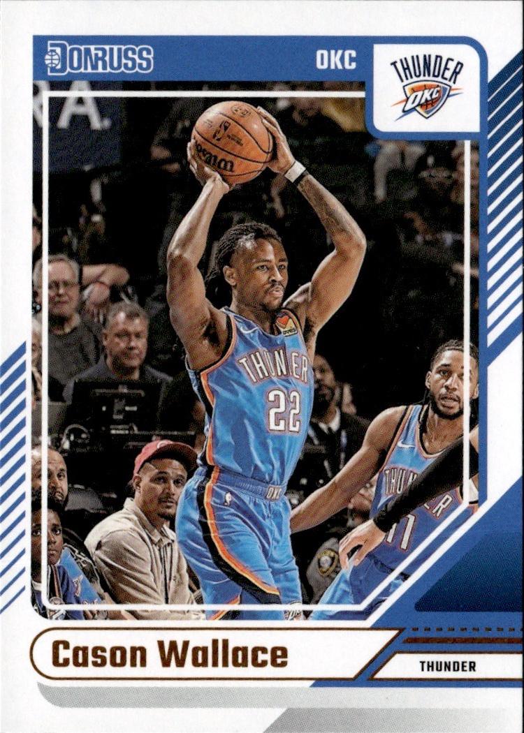 2024-25 Donruss Basketball - Base #105 Oklahoma City Thunder, Cason Wallace
