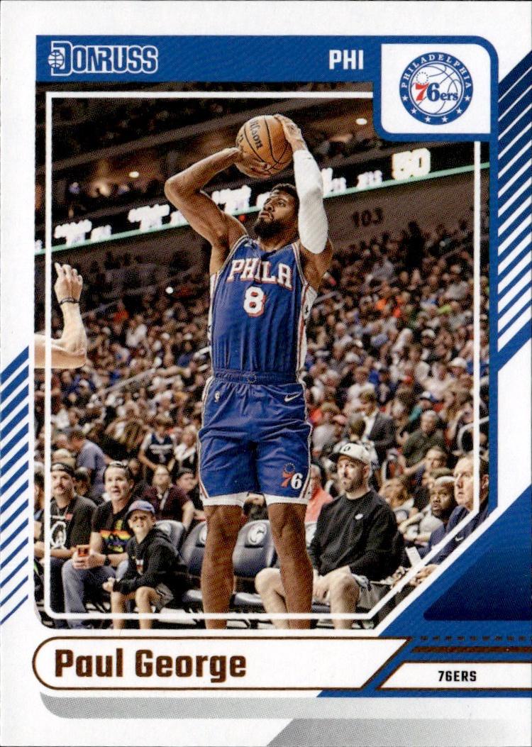 2024-25 Donruss Basketball - Base #117 Philadelphia 76ers, Paul George
