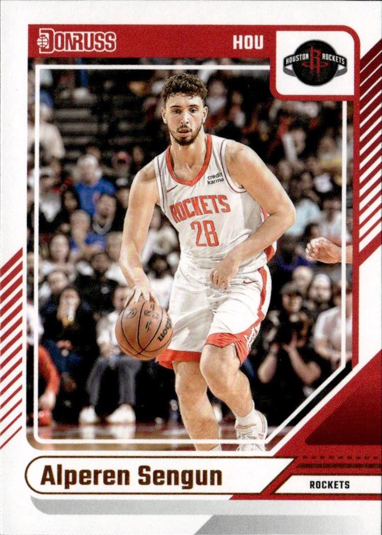 2024-25 Donruss Basketball - Base #120 Houston Rockets, Alperen Sengun