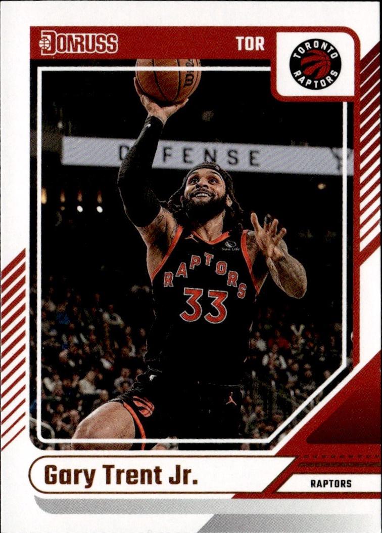 2024-25 Donruss Basketball - Base #184 Toronto Raptors, Gary Trent Jr.