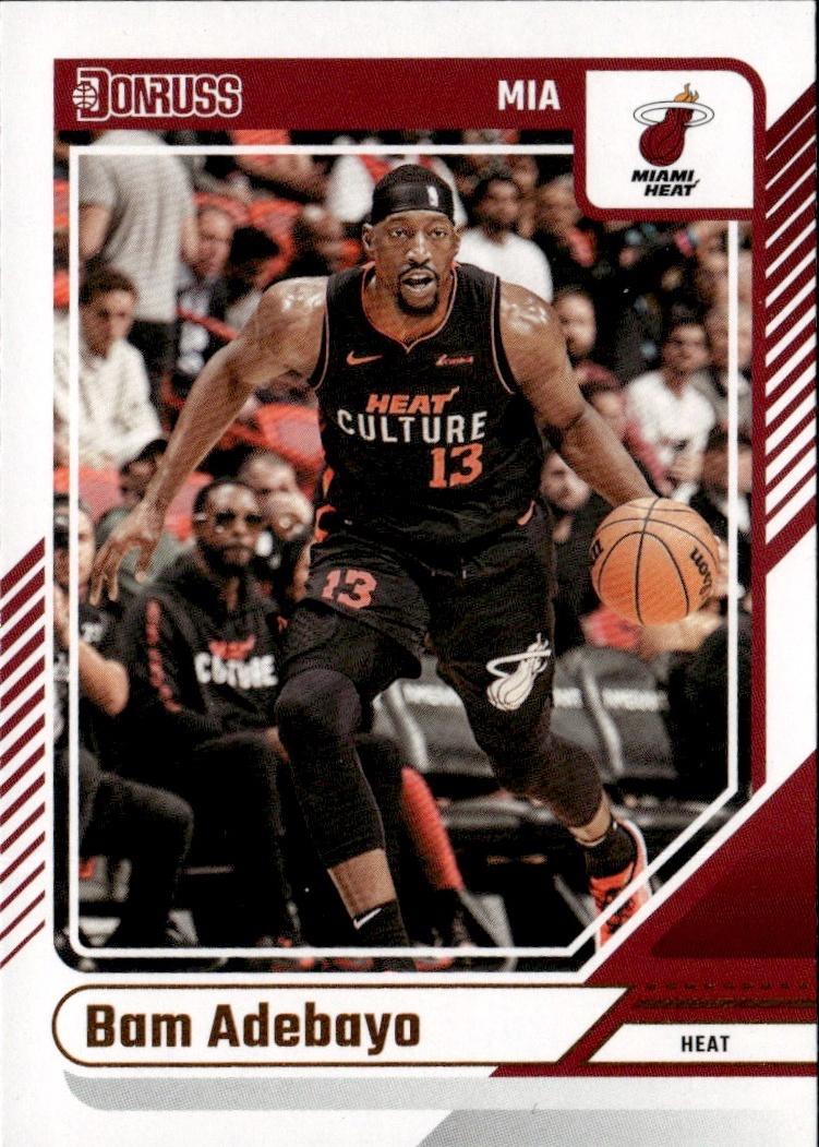 2024-25 Donruss Basketball - Base #92 Miami Heat, Bam Adebayo