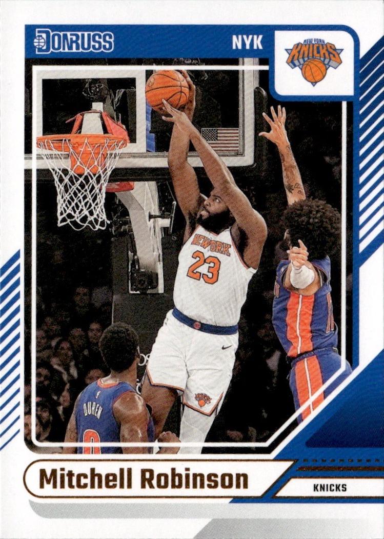 2024-25 Donruss Basketball - Base #91 New York Knicks, Mitchell Robinson