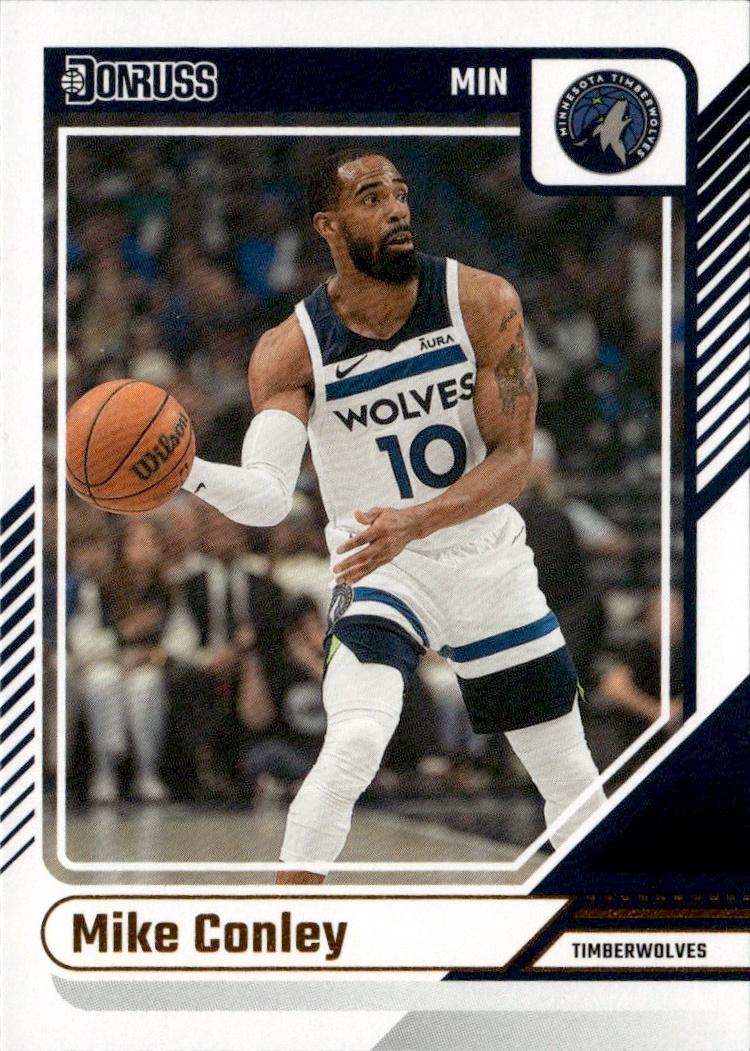2024-25 Donruss Basketball - Base #94 Minnesota Timberwolves, Mike Conley