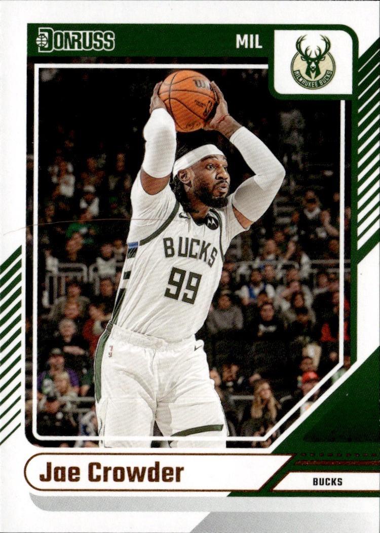 2024-25 Donruss Basketball - Base #44 Milwaukee Bucks, Jae Crowder