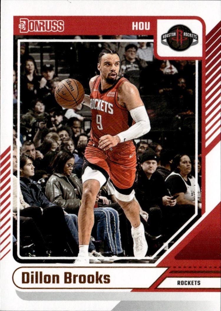 2024-25 Donruss Basketball - Base #34 Houston Rockets, Dillon Brooks