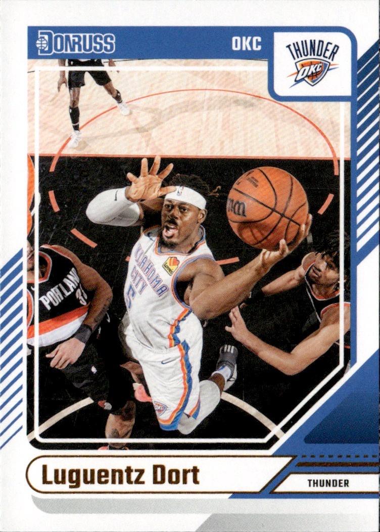 2024-25 Donruss Basketball - Base #24 Oklahoma City Thunder, Luguentz Dort