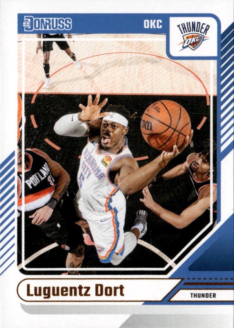 2024-25 Donruss Basketball - Base #24 Oklahoma City Thunder, Luguentz Dort