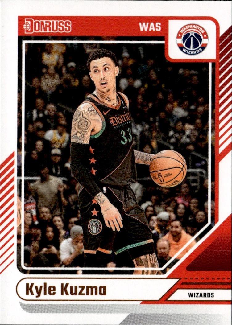2024-25 Donruss Basketball - Base #141 Washington Wizards, Kyle Kuzma