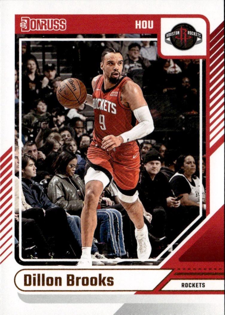 2024-25 Donruss Basketball - Base #34 Houston Rockets, Dillon Brooks