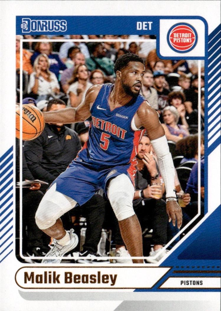 2024-25 Donruss Basketball - Base #81 Detroit Pistons, Malik Beasley