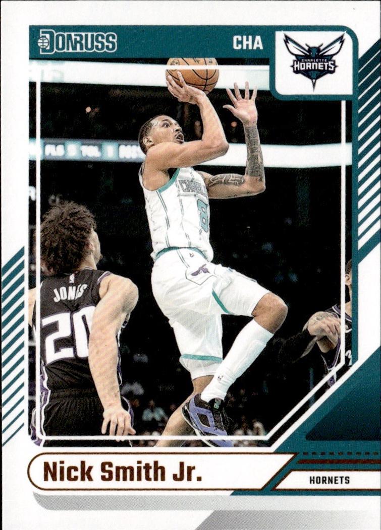 2024-25 Donruss Basketball - Base #104 Charlotte Hornets, Nick Smith Jr.