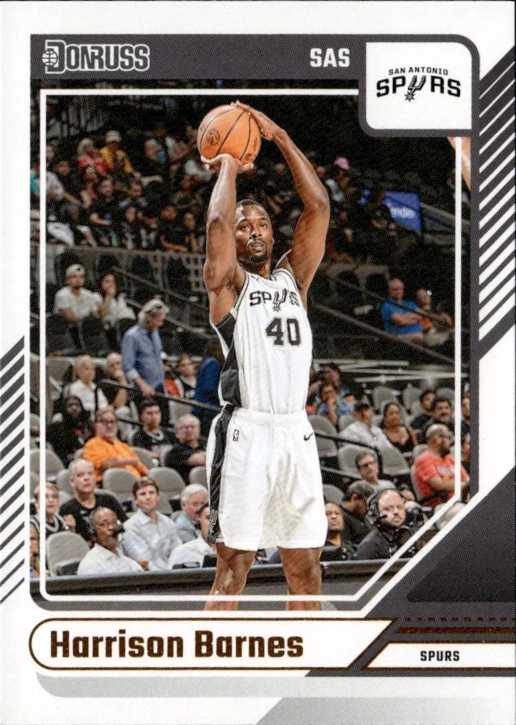2024-25 Donruss Basketball - Base #23 San Antonio Spurs, Harrison Barnes