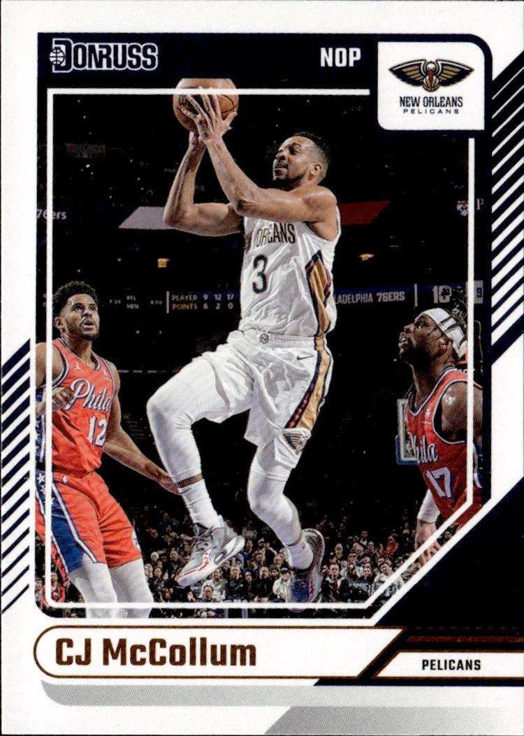 2024-25 Donruss Basketball - Base #102 New Orleans Pelicans, CJ McCollum
