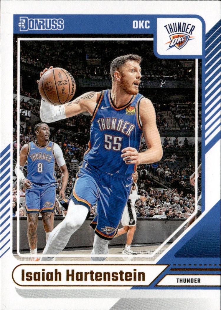 2024-25 Donruss Basketball - Base #69 Oklahoma City Thunder, Isaiah Hartenstein