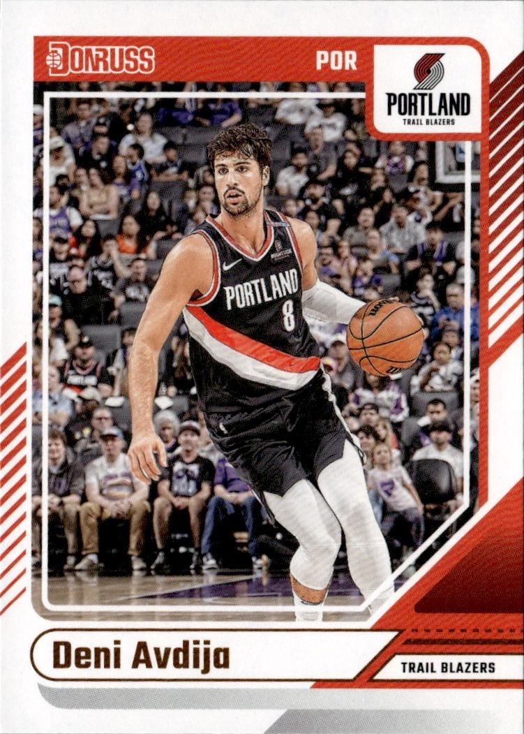 2024-25 Donruss Basketball - Base #119 Portland Trail Blazers, Deni Avdija