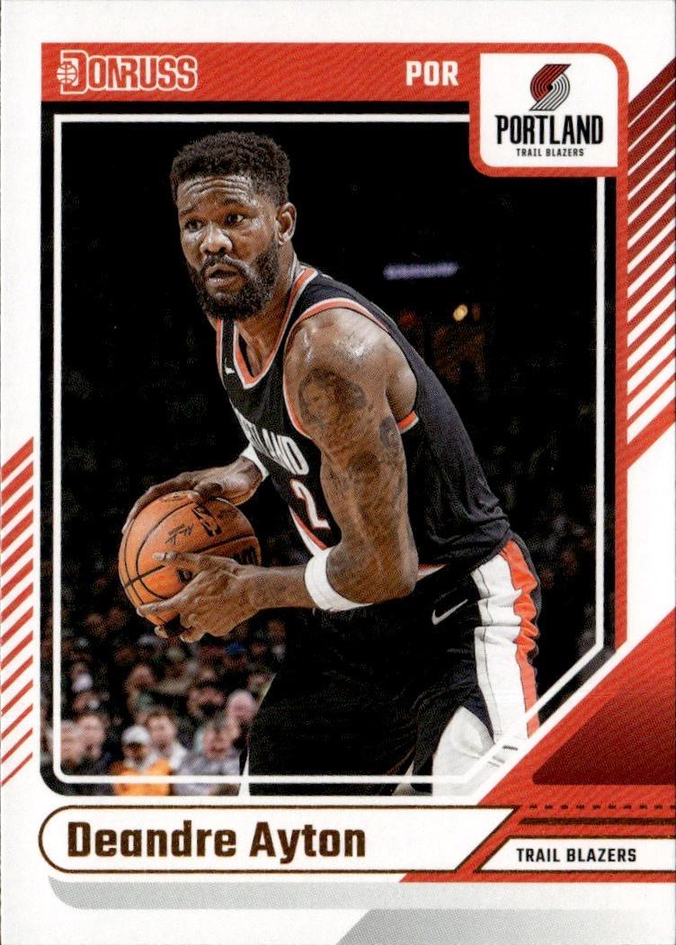 2024-25 Donruss Basketball - Base #80 Portland Trail Blazers, Deandre Ayton