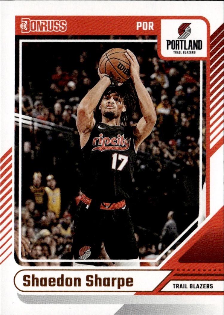 2024-25 Donruss Basketball - Base #116 Portland Trail Blazers, Shaedon Sharpe