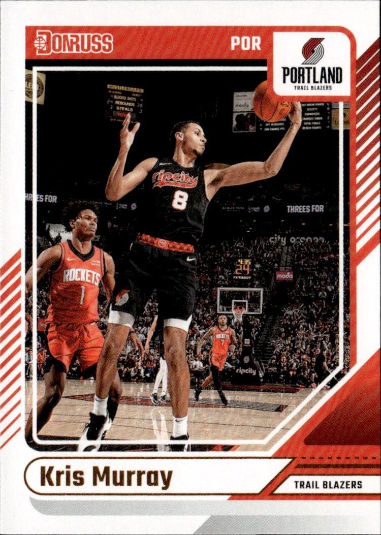2024-25 Donruss Basketball - Base #33 Portland Trail Blazers, Kris Murray
