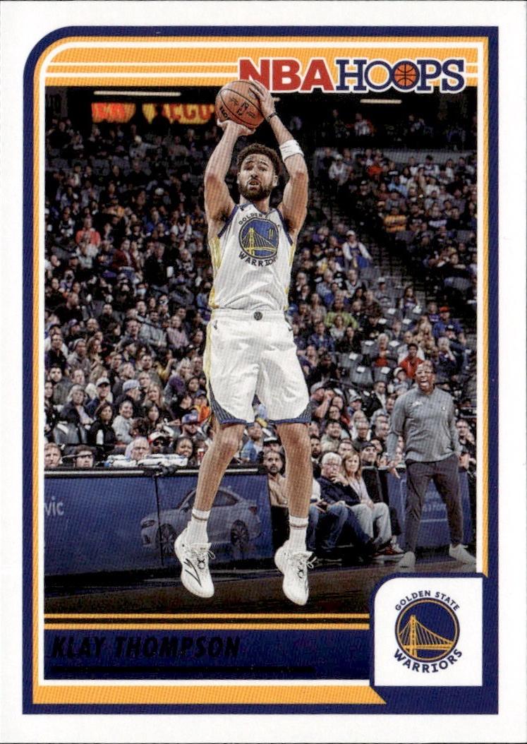 2023-24 Hoops Basketball - Base #18 Golden State Warriors, Klay Thompson