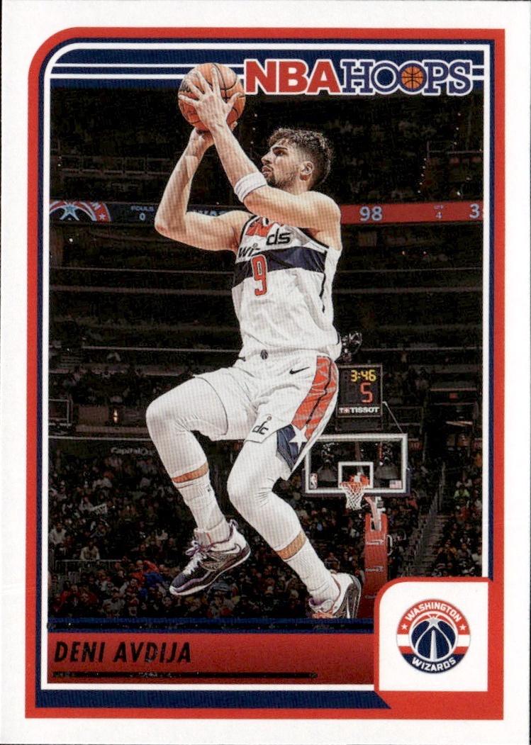 2023-24 Hoops Basketball - Base #128 Washington Wizards, Deni Avdija