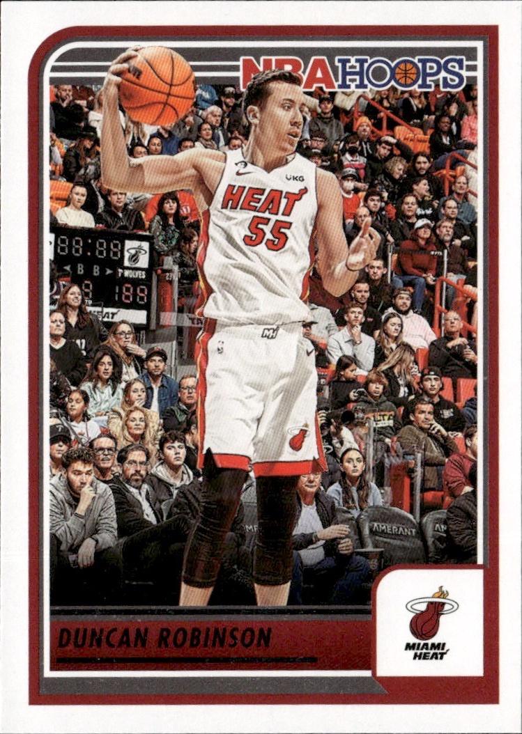 2023-24 Hoops Basketball - Base #227 Miami Heat, Duncan Robinson