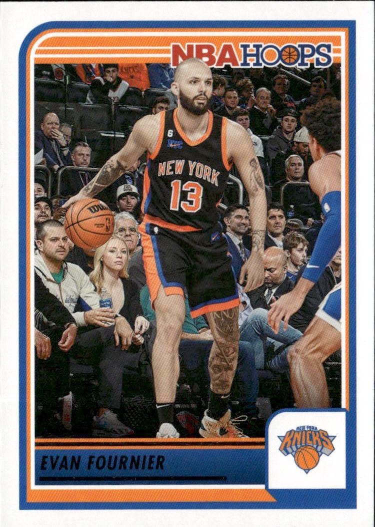 2023-24 Hoops Basketball - Base #164 New York Knicks, Evan Fournier