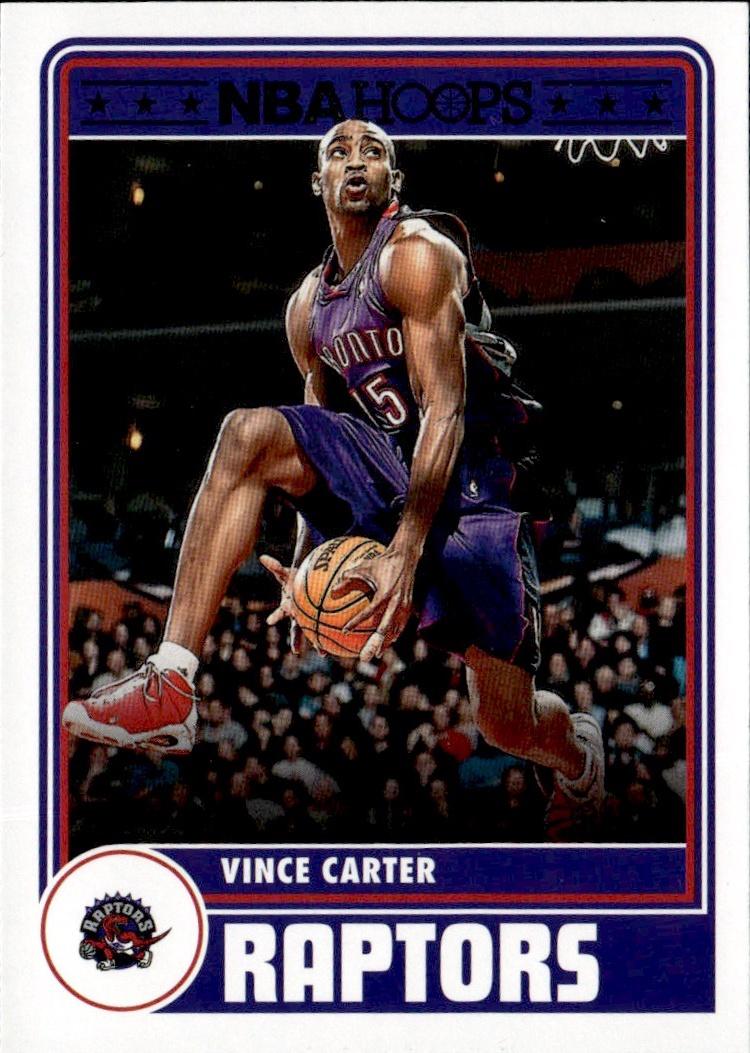 2023-24 Hoops Basketball - Base #294 Toronto Raptors, Vince Carter
